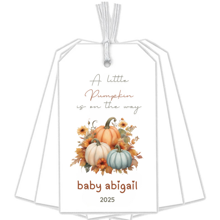 A LITTLE PUMPKIN GIFT TAGS