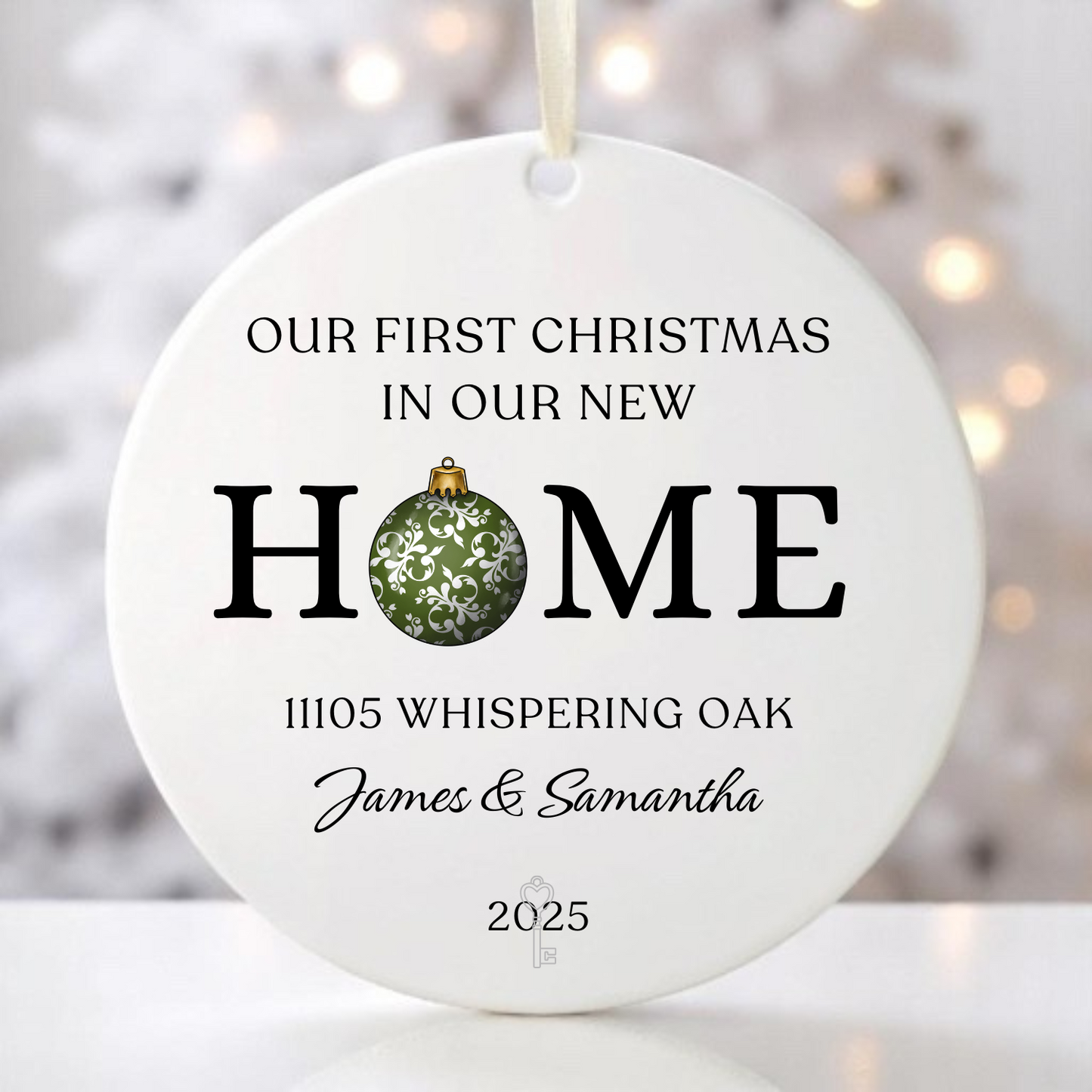 FIRST CHRISTMAS NEW HOME ORNAMENT