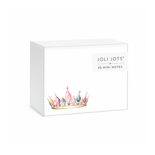 RHINESTONE CROWN MINI NOTES - JOLI JOTS™