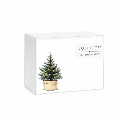 RUSTIC CHRISTMAS TREE MINI NOTES - JOLI JOTS™