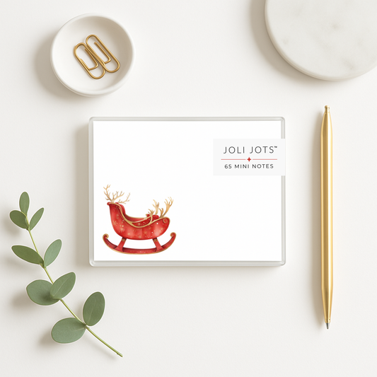 REINDEER SLEIGH MINI NOTES - JOLI JOTS™