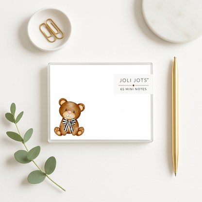 TEDDY BEAR MINI NOTES - JOLI JOTS™