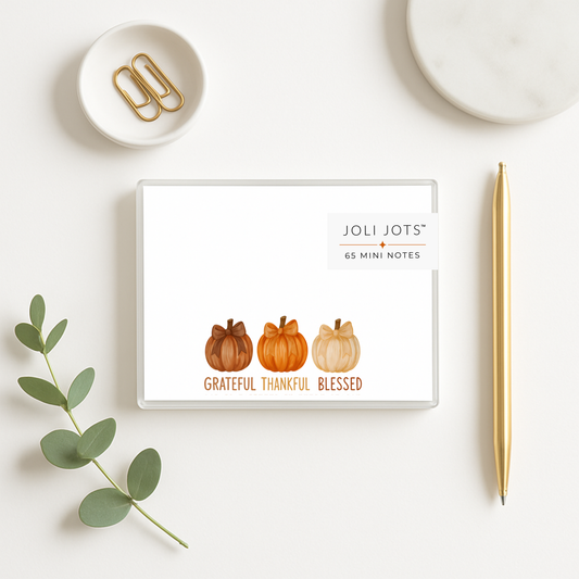 GRATEFUL, THANKFUL, BLESSED MINI NOTES - JOLI JOTS™