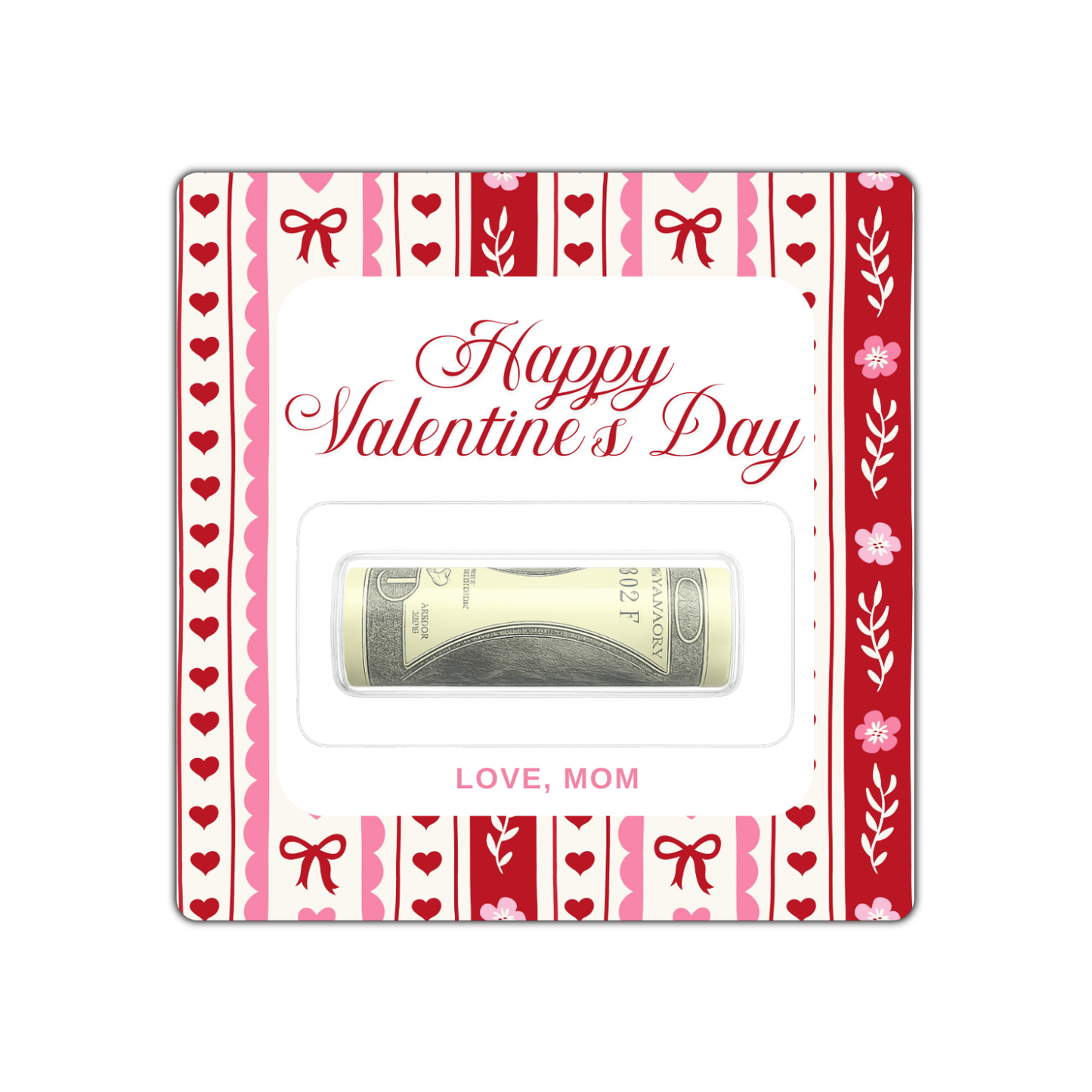 HEARTS & BOWS MONEY CARD HOLDER