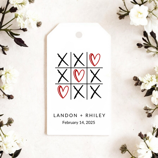 XOXO COUPLES GIFT TAGS