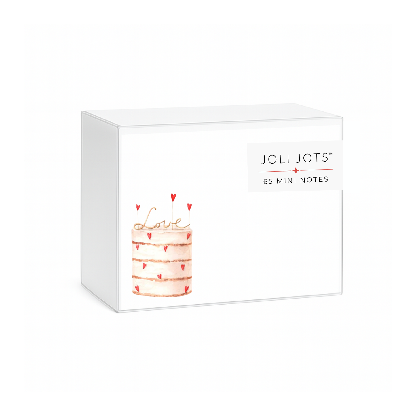 LOVE HEART CAKE MINI NOTES