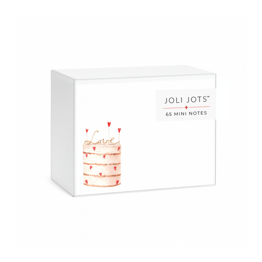 LOVE HEART CAKE MINI NOTES