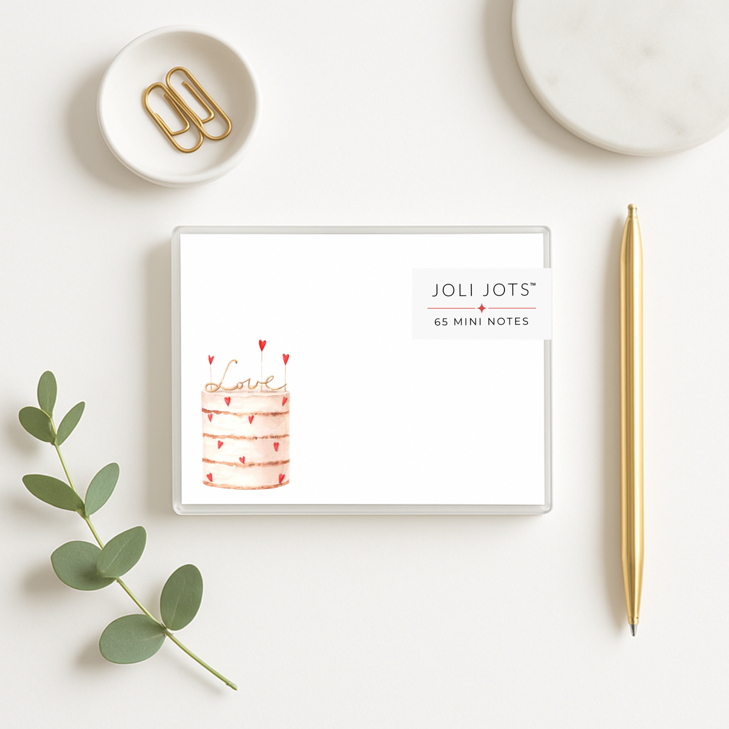 LOVE HEART CAKE MINI NOTES