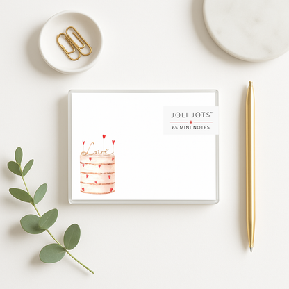 LOVE HEART CAKE MINI NOTES
