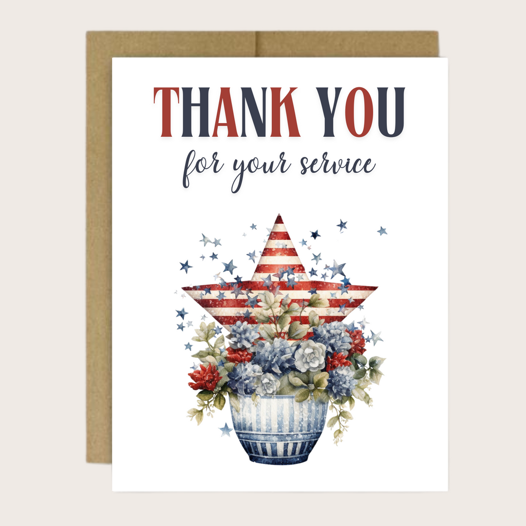 Veterans Card | Fourth of July | Patriotic Greeting Card – Joe & Oli