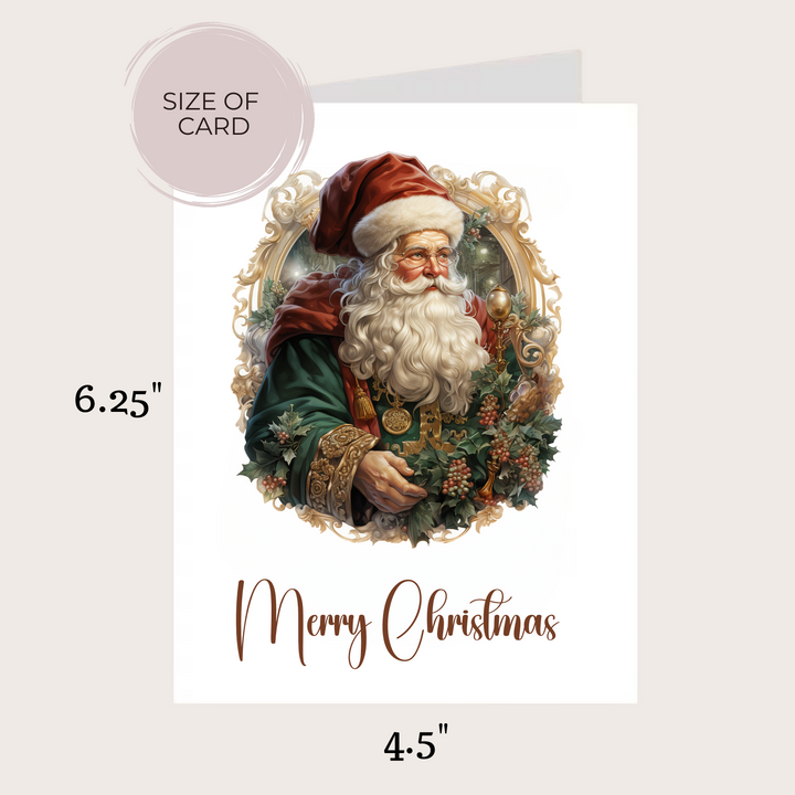 VINTAGE SANTA CHRISTMAS CARD