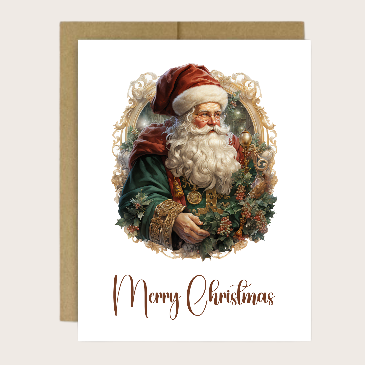Merry Christmas Vintage Santa Cards A Merry Christmas Vintage Card
