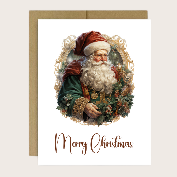 VINTAGE SANTA CHRISTMAS CARD