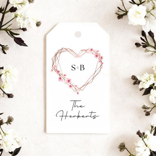 PINK HEART GIFT TAGS
