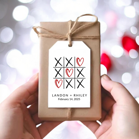 XOXO COUPLES GIFT TAGS