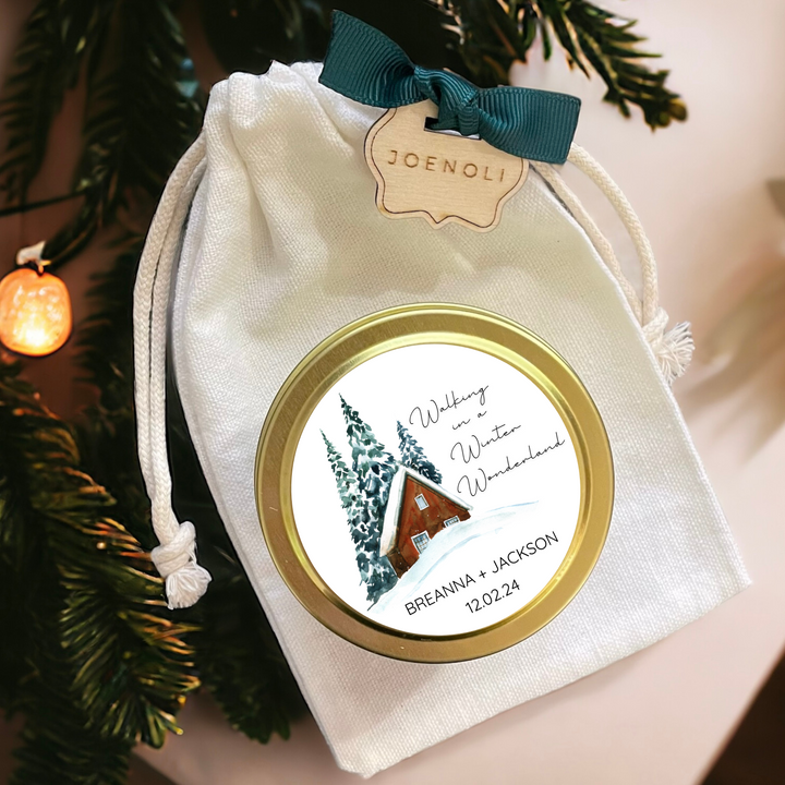 WINTER WONDERLAND CANDLE FAVORS