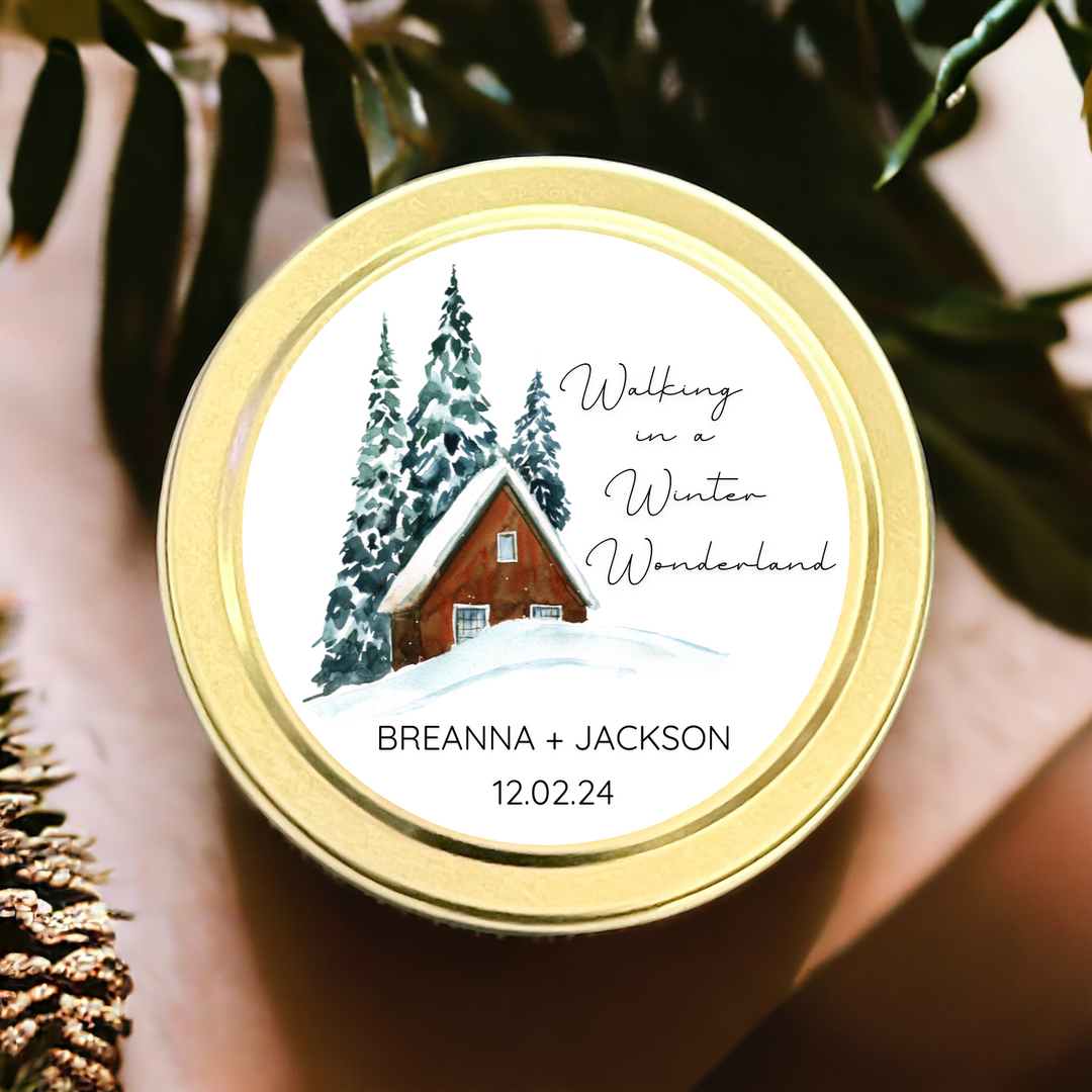 WINTER WONDERLAND CANDLE FAVORS