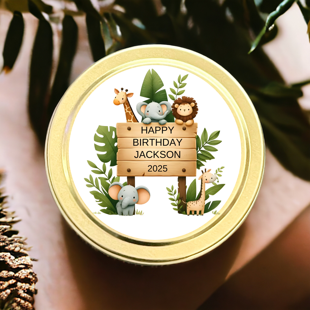 ZOO ANIMALS CANDLE